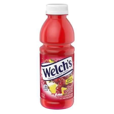 Welchs Welch's Fruit Punch PET Bottle Drink 16 fl. oz. Bottle, PK12 WPD30197